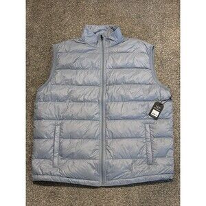 Anderson Ord Down Vest Men’s Size XL Dusty Blue Full Zip Golf NWT